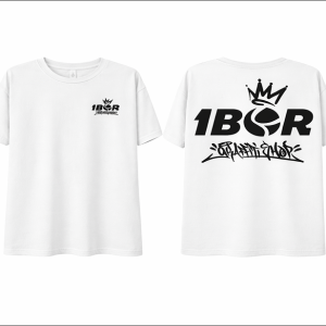 Camiseta IBOR GRAFFITI SHOP BLANCA - Logo negro