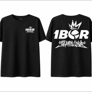Camiseta IBOR GRAFFITI SHOP NEGRA - Logo blanco