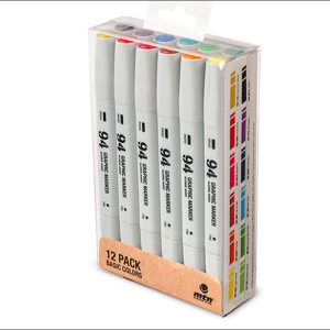 MTN Pack 94 Graphic Marker 12 Básicos