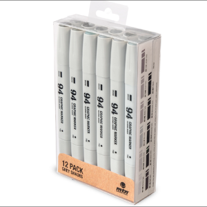 MTN Pack 94 Graphic Marker 12 Grises