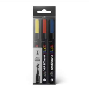 MTN Pack Marcador Acrilico 3 uds 1mm