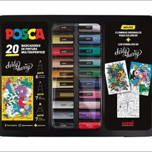 Maleta Posca Metalica 20P Dirty Harry