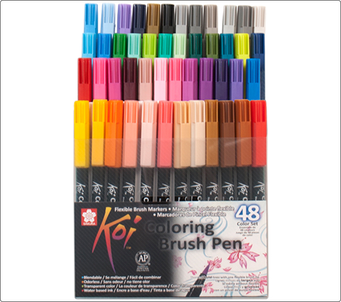 Pack Koi Color Brush 48 uds