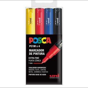 Pack Posca PC 1-M 4C Basic