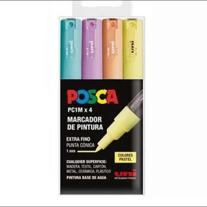 Pack Posca PC 1-M 4C Pastel