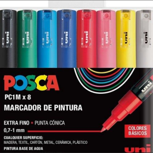 Pack Posca PC 1-M 8C Basic