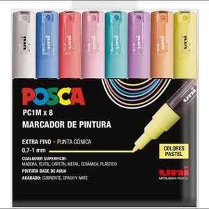 Pack Posca PC 1-M 8C Soft