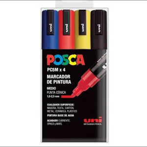 Pack Posca PC 5-M 4C Basic