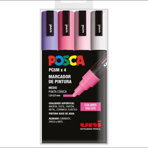 Pack Posca PC 5-M 4C Dulces
