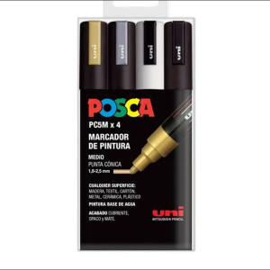 Pack Posca PC 5-M 4C GSWB