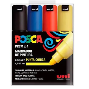 Pack Posca PC 7-M 4C Basic
