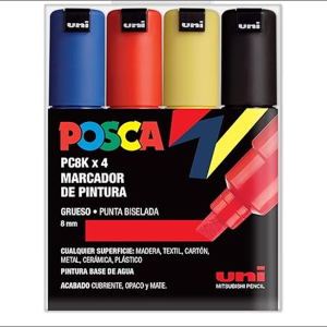 Pack Posca PC 8-K 4C Basic